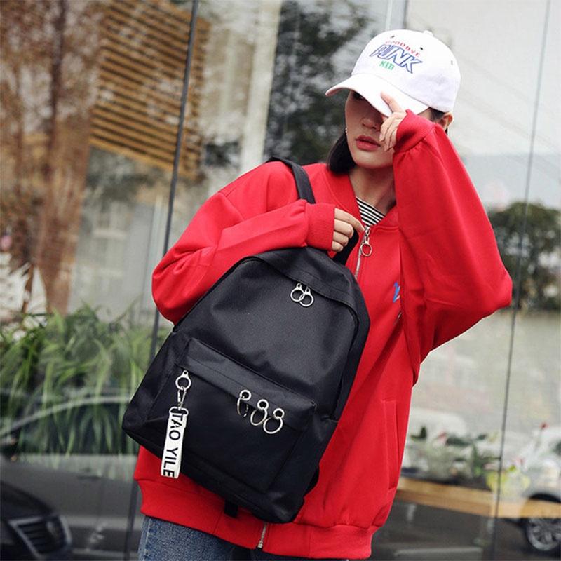 Женский Мужской Девичий Холщовый Дорожный Рюкзак Ранец Рюкзак Сумка для Ноутбука Школьная Сумка