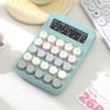 Large LCD Display Mechanical Key Calculator ABS Material Portable Calculator  Home