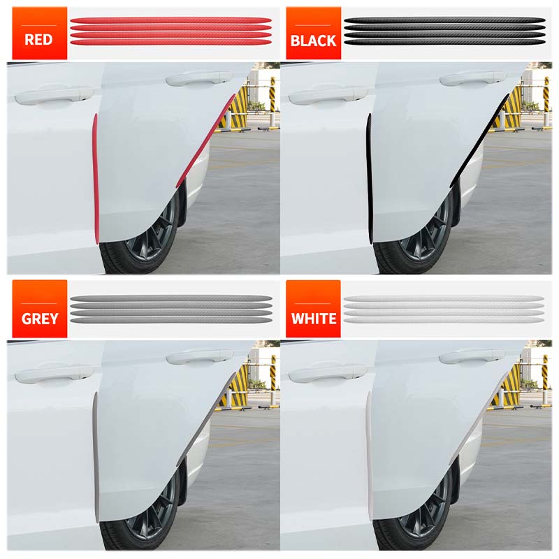 4 шт., автомобильный бампер, защита края двери, резиновый уголок, зеркало заднего вида, полоски против царапин, наклейка, Стайлинг автомобиля