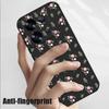 Розовый цветочный принт для Xiaomi 13T Poco X7 F6 Pro X6 M6 C65 Redmi 13C K70E Note 14 Pro 13 12 11 чехол тонкий матовый ударопрочный мягкий чехол-шнурок из ТПУ