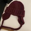 Knitting Winter Warmer Hats Elastic Knitted Hooded Caps High Quality Knitted Wool Flying Hat