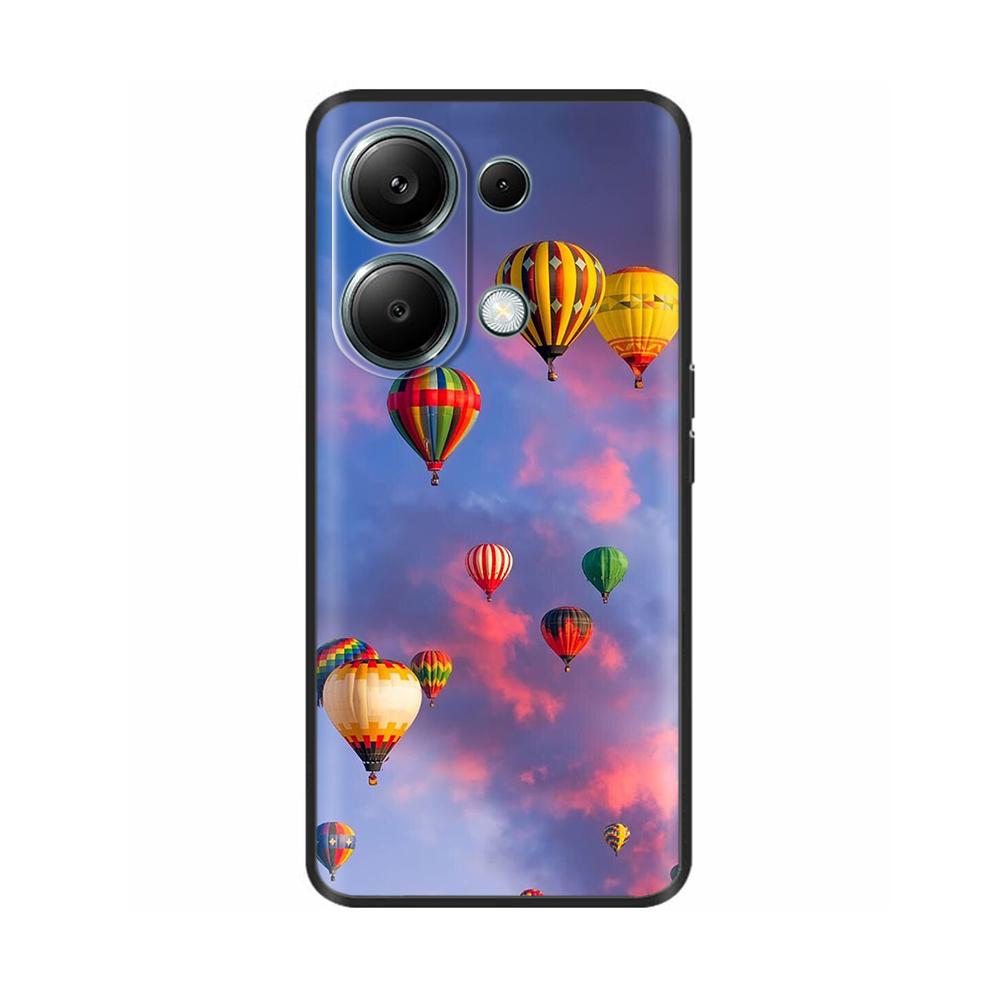 Для Xiaomi Poco M6 Pro Чехол Ударопрочный Силиконовый Крашеный Мягкий Чехол для Телефона Для Xiaomi Poco M6 Чехлы Для Xiaomi PocoM6 Pro Fundas