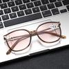Новые модные очки для чтения с большой оправой Винтажные Серые Прогрессивные Линзы Очки Оптические по Рецепту Очки для Дальнего Зрения