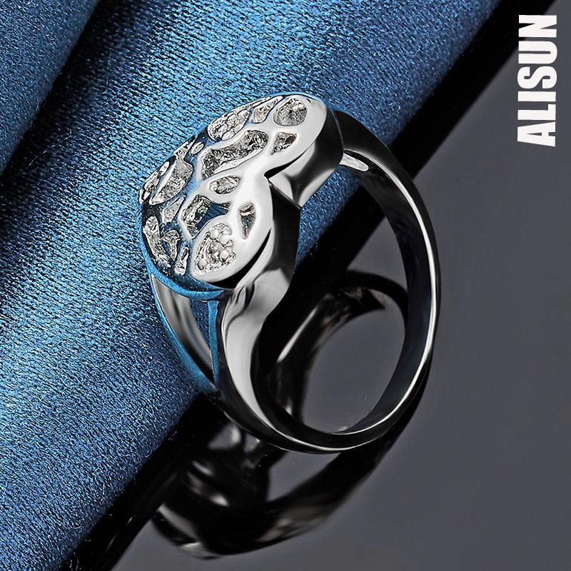 Кольцо в форме сердца из стерлингового серебра 925 пробы с цирконием AAA, модные ювелирные изделия, свадебные украшения