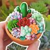 9Pcs Succulent Silicone Mold Safe Cactus Flower Resin Mold Silicone Candle Mold Durable 3D Succulent Resin Epoxy Casting Mold