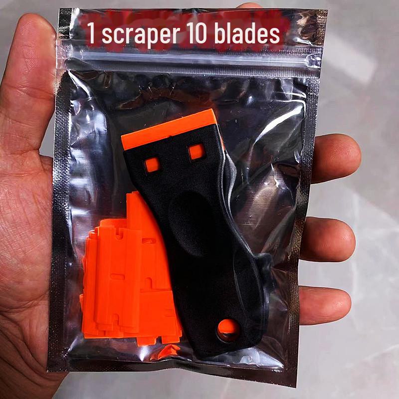 Пластиковый шпатель для удаления автомобильной пленки и клея - скребок для уборки дома
