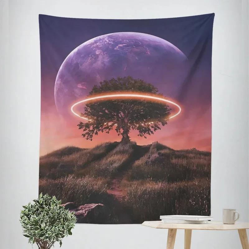 Fantasy Moon Decorative Tapestry Home Wall Decor Office Living Room Tapestry