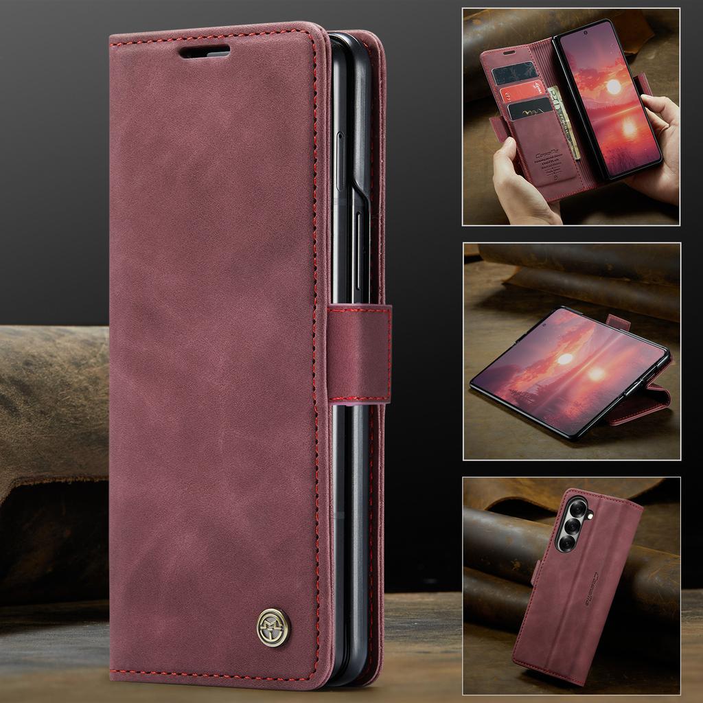 Для Samsung Galaxy Z Fold 7 5G 2025 Складной кожаный чехол-книжка с кошельком и отделениями для карт Funda Samsung Z Fold7 6 5 4 Fold5 ZFold6 Обложка-книжка