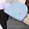 Acrylic Knit Beanie For Men Women Fall Winter Cozy Cold Weather Headwear