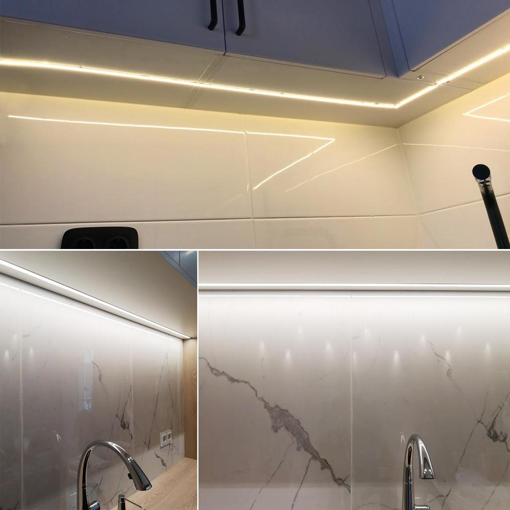 Hand Sweep Sensor COB Led Lights Bar 3000K-6000K LED Strip Set 12V Motion Sensor Led Night Lamp Kitchen Room Decor With EU Plug