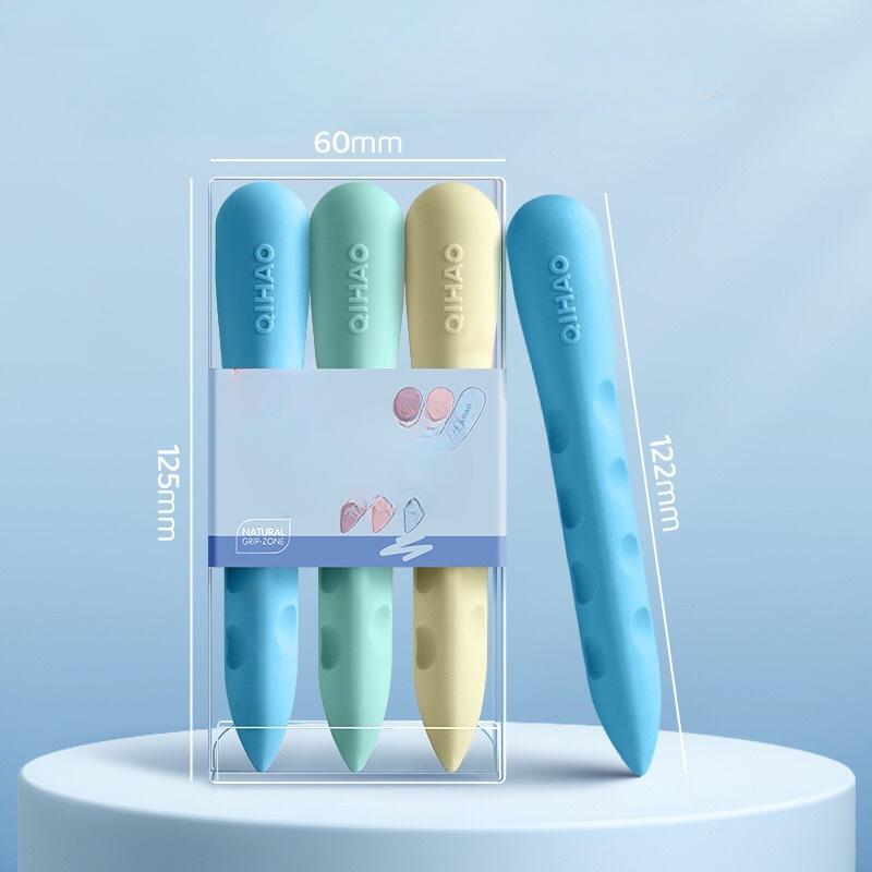 Ластик для отверстий для учеников начальной школы, не роняющий шлак, без мусора, резиновая ручка, изображение из кожи, супербольшая художественная поза