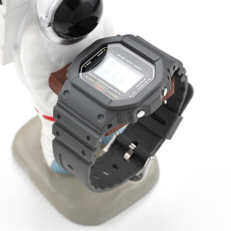 Strap With Case for Casio G-Shock DW-5600 DW-5000 GW-M5610 GLX-5600 Men Women Replacement Rubber Resin Shell Watch Band Bracelet