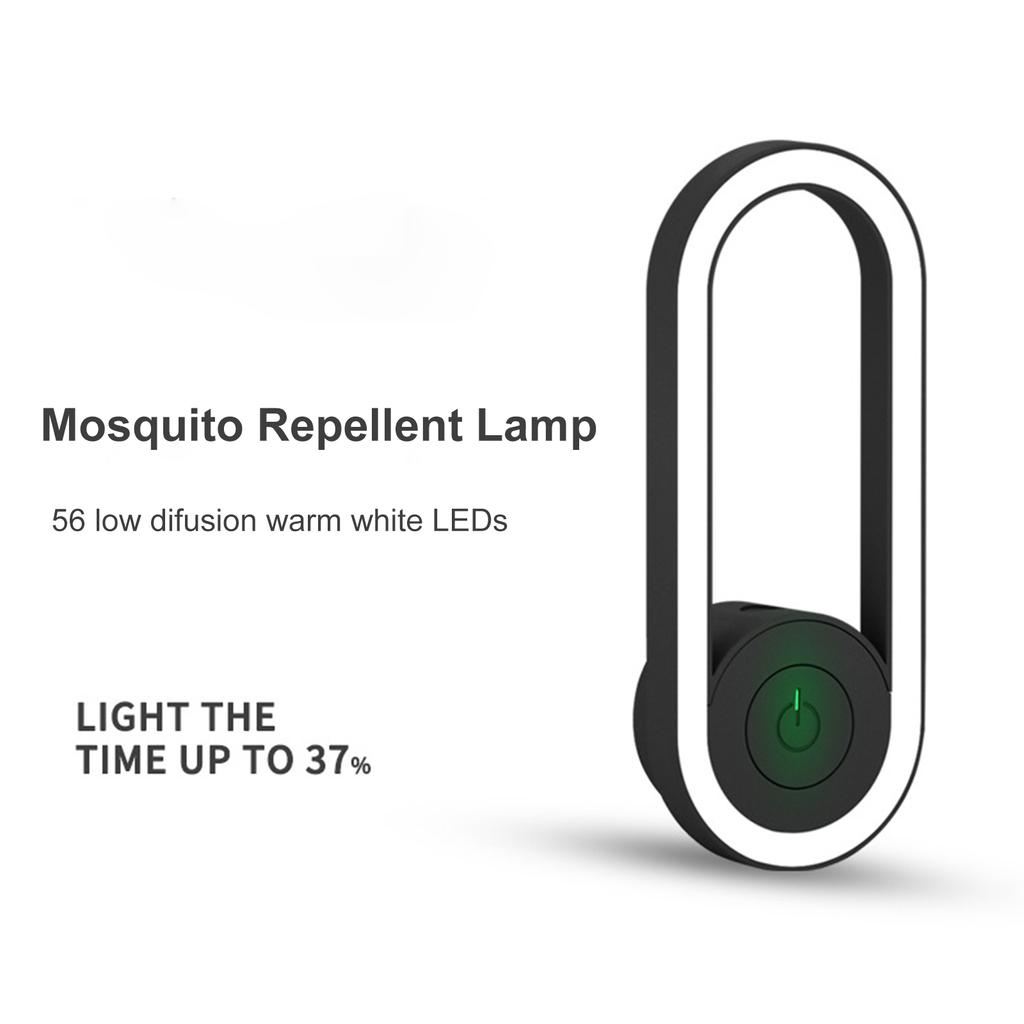 Ultrasonic Mosquito Repellent Lamp LED Night Light Electric Mosquito Mite Killing Lamp Fly Bug Trap