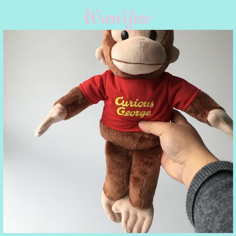 Curious George Monkey Plush Figure With Ultra Soft Short Hair For All Ages