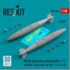 Reskit 2000 Lb Bomb Fin Navy Type 2 Pieces Plastic Model Parts 1/48 Mk.84/BLU-117 w/BSU-36/B RSK48-0525 (Airplane)