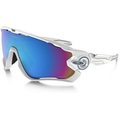 Очки спортивные Oakley Jawbreaker белые блестящие