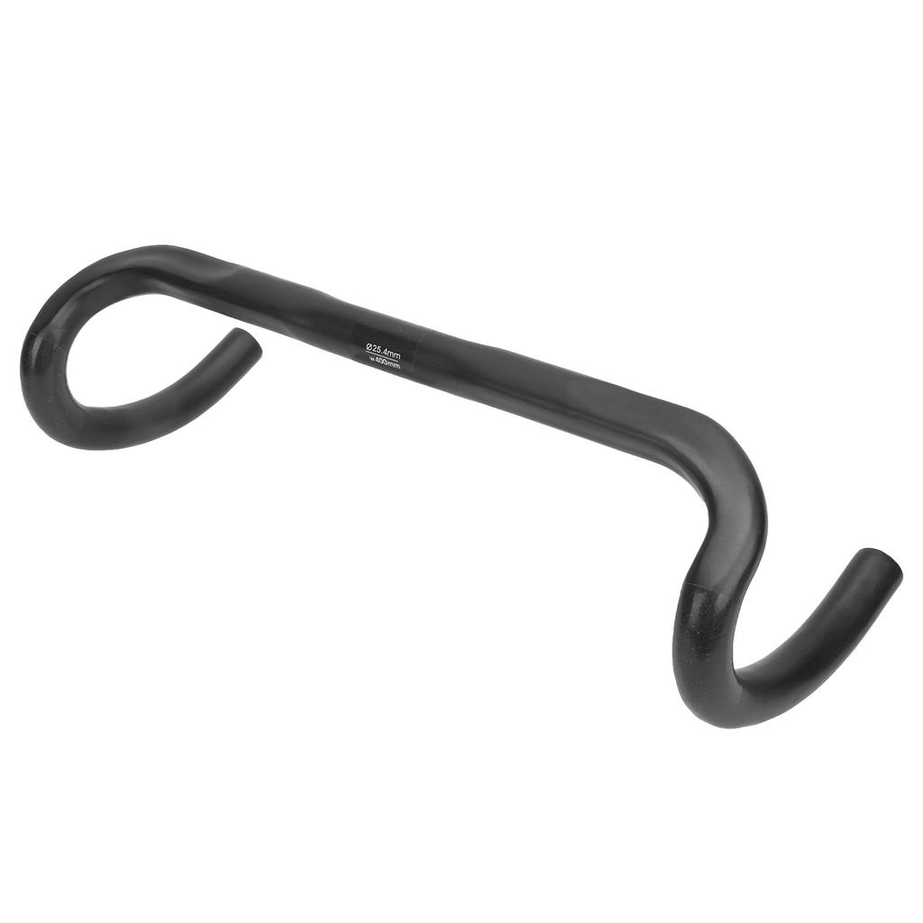 Bike Drop Bent Handlebar 400mm 25.4mm Road Bicycle Carbon Fiber Matte Handlebars Bike Accessories