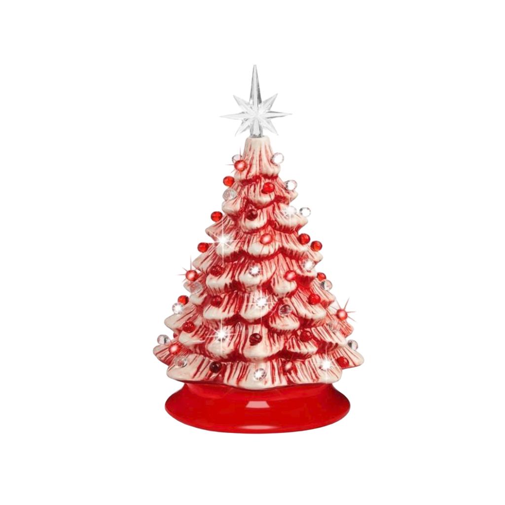 Рождественская светящаяся коробка-елка для украшения комнаты