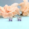 Ювелирные изделия бабочка циркон серьги гвоздики модные и простые корейский стиль серьги гвоздики женские