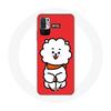 Case for Xiaomi Poco M3 Pro BTS Bangtan Boys BT21 RJ Jin Red Background