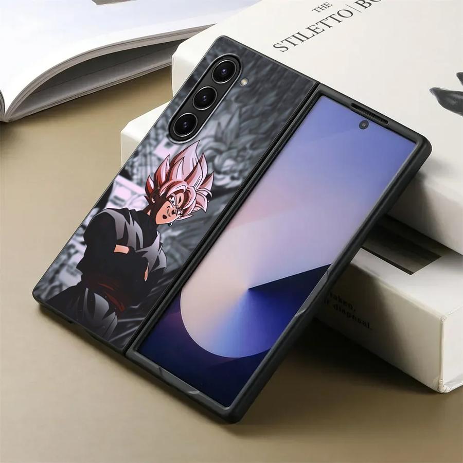 Чехол для Samsung Galaxy ZFold6 ZFold3 Z Fold 7 6 5 4 3 ZFold5 ZFold7 ZFold4 Задняя крышка телефона Аниме Dragon Balls