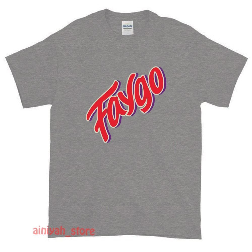 Новая содовая Faygo Логотип Мужская смешная футболка Размер США S-XXL