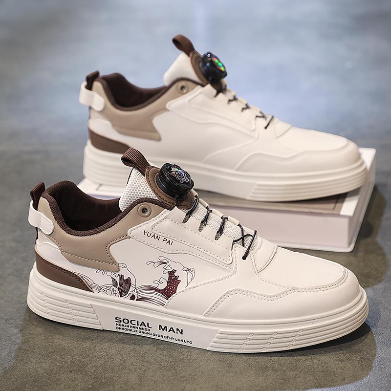 Модная мужская спортивная обувь Модная повседневная обувь 2025 Лето Удобная дышащая спортивная обувь Уличная обувь для скейтбординга Мужская обувь