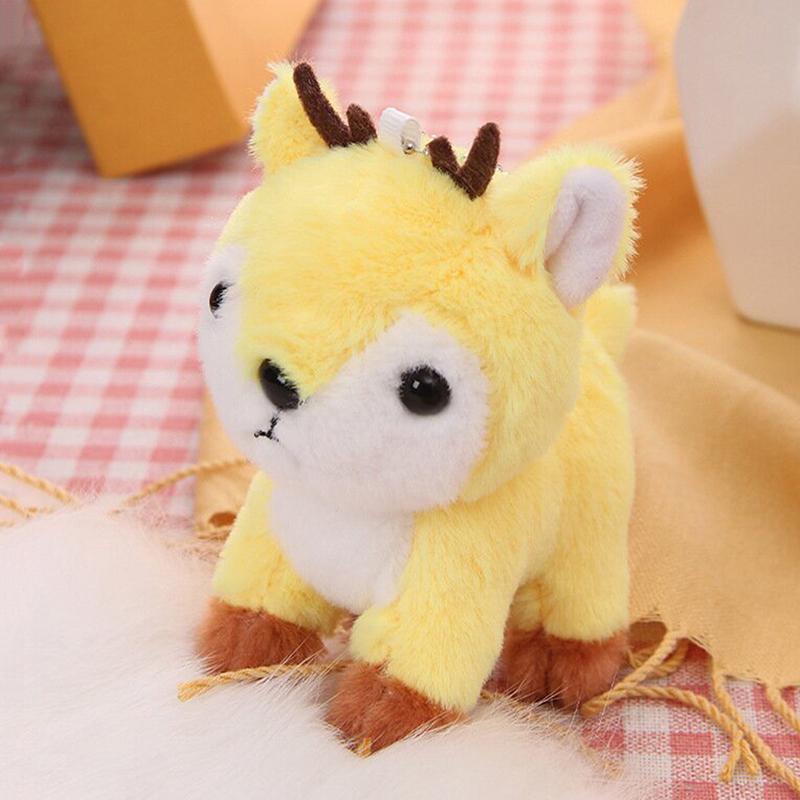 1 шт. Милая мультяшная лесная игрушка жираф, мягкая игрушка, маленькая кукла, брелок, рюкзак, кулон, подарки на день рождения, Рождество