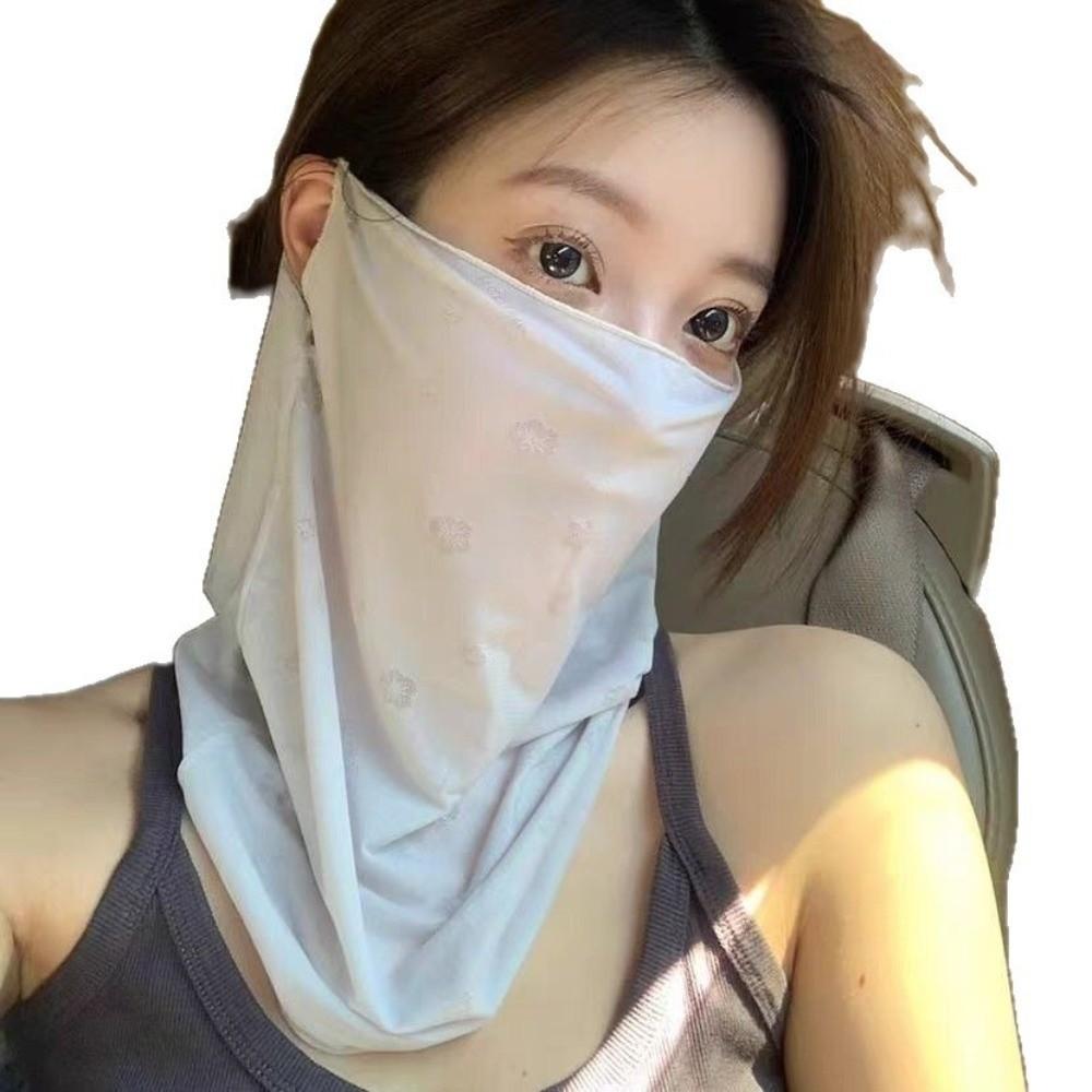 Quick Drying Sun Protection Mask Breathable Sunscreen Veil Sun Protection Scarf for Sun Protection