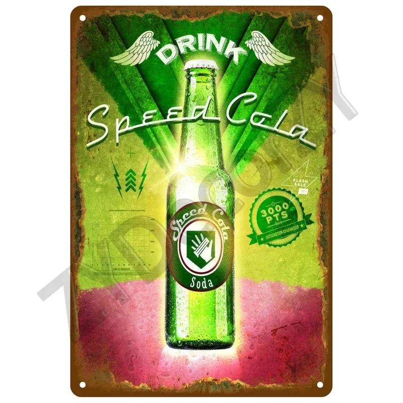 1 шт. Металлическая табличка Пиво: Забавный постер с винтажным брендом рома - Жестяная табличка для привлекательного настенного декора в барах, пабах, клубах