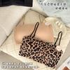 Liquid foundation, thin shoulder strap, tube top, beautiful back, seamless underwear, anti-light, small breasts gather, one-word collar