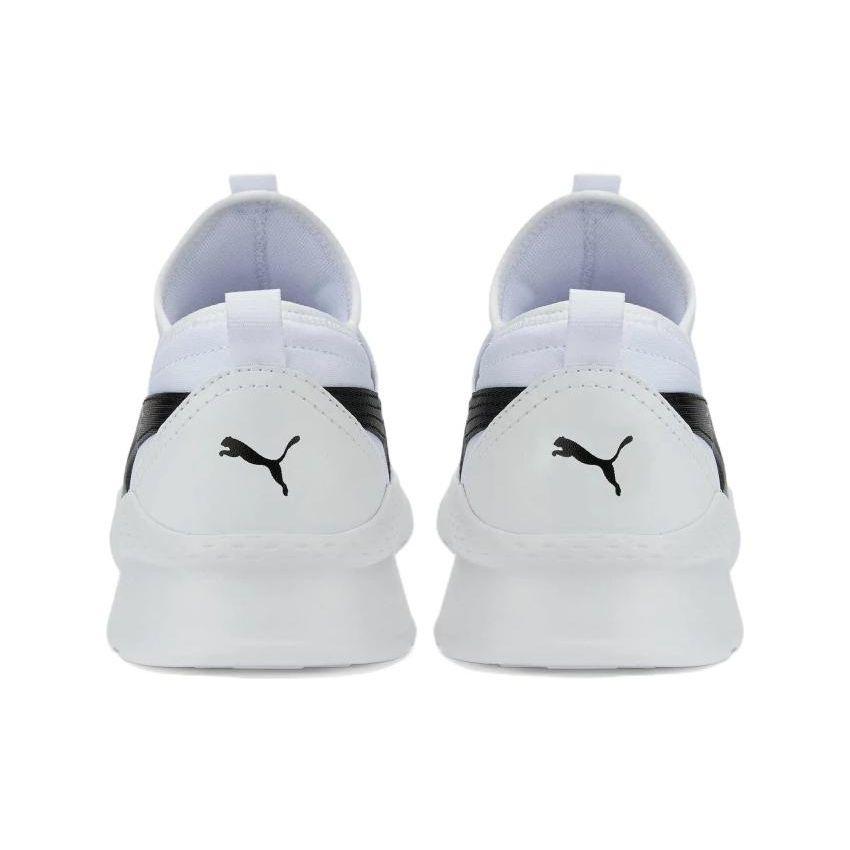 Puma Anzarun Lite Слипоны Сетка Синтетическая кожа Спортивные Круглый носок Износостойкие Дышащие Низкий верх Повседневная обувь Кроссовки Унисекс Белый Черный 387599-02
