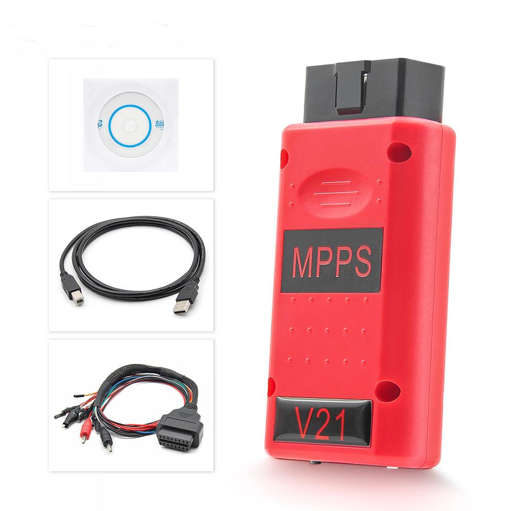 MPPS V21 MAIN + TRICORE + MULTIBOOT with Breakout Tricore Cable OBD2 Scanner Tool