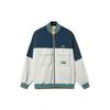 Li Ning Sports Trend Series Water-Resistant Loose Color-Block Jacket Autumn Unisex Jacket Deep-Water-Duck-Blue Antarctic-Gray AJDR383-3