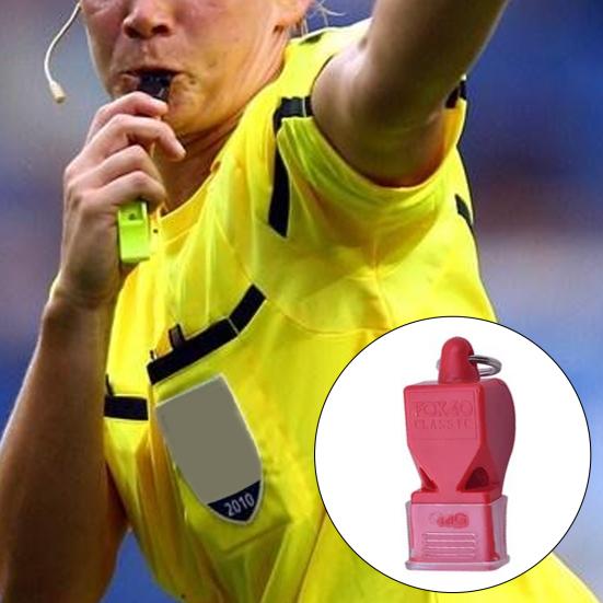 Судейский свисток с ремешком для ключей, 115 дБ, громкий звук, портативный, профессиональный, для тренировок на открытом воздухе, для выживания, футбола, баскетбола, спортивного свистка