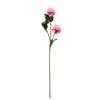 Имитация Пиона с 3 головками Реалистичная Искусственная Ветка Пиона для Свадьбы Светло-розовый