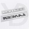 for Mitsubishi Lancer ABS Plastic Car Rear Trunk Emblem 3D Nameplate Badge Side Modified Deocration Styling Accessories