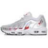 Кроссовки мужские Supreme x Air Max 96 Металлический серебристый Speed-Red Clear CV7652-001