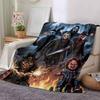 Horror Characters Printed Blanket Soft Cozy Blanket For Sofa Bedroom Living Room Dorm And Outdoor Use