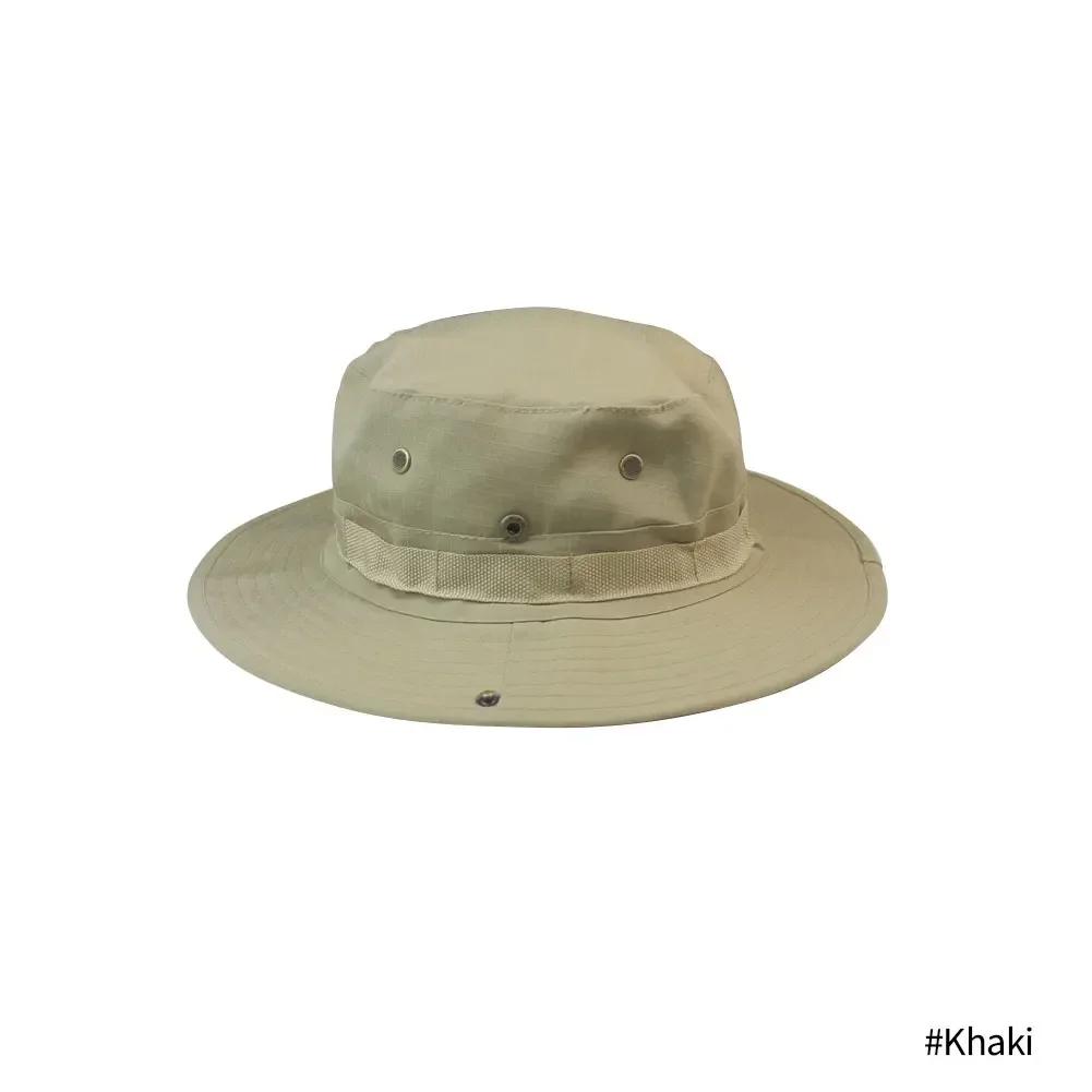 Camouflage Boonie Hat Tactical Bucket Hats Panama Summer Cap Hunting Hiking Outdoor Camo Sun Caps Men
