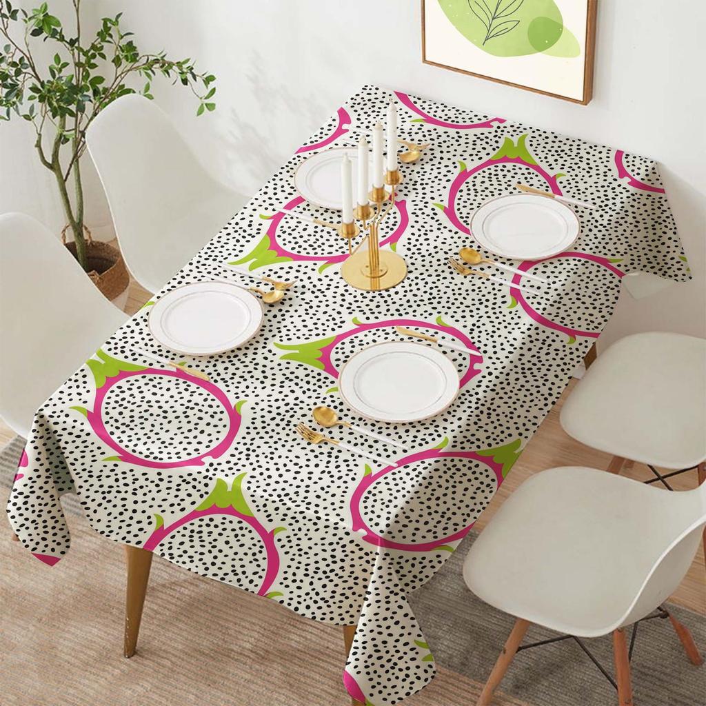 Cartoon Fruit Polyester Tablecloth for Dining Room, Hotel, or Festival Decoration