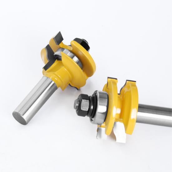 2 шт. 1/2 круглый хвостовик, фреза по дереву, быстрая скорость, длительный срок службы, высокая твердость, деревообрабатывающий резак, облицовка