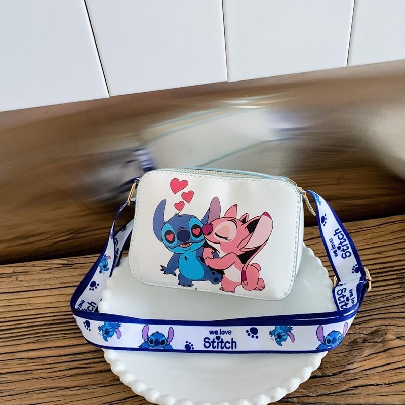 Детская сумка через плечо Stitch из легкого ПУ для школы и детского сада