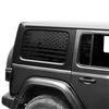 2 шт. Накладка-стикер на заднее стекло с флагом США для Jeep Wrangler JL 4 двери 2018-21