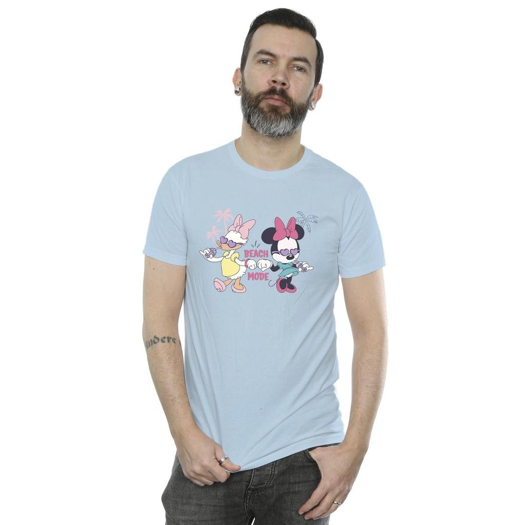 Disney Мужская футболка Minnie Daisy Пляжный стиль