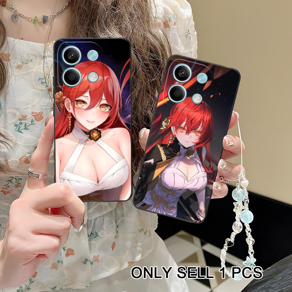 HSR Himeko Matte TPU Mobile Phone Case for POCO F8 F7 F6 F5 F4 F3 F2 Pro GT C75 C71 C65 C61 C40 Pro Ultra Colorful Cover