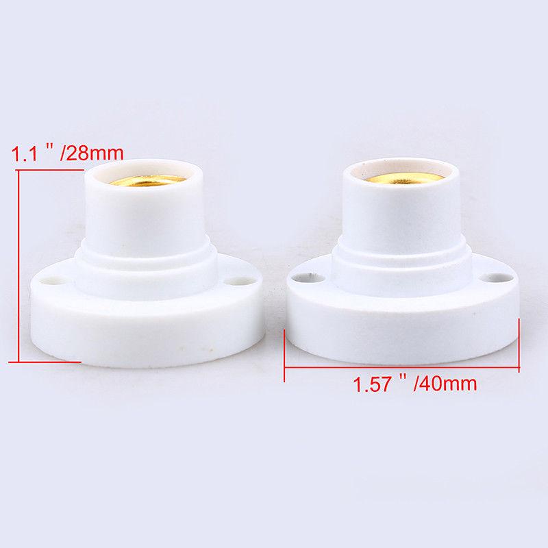 2 шт. E14 светодиодная лампа с винтовым цоколем, цоколь для крепления лампы на поверхности, держатель основания