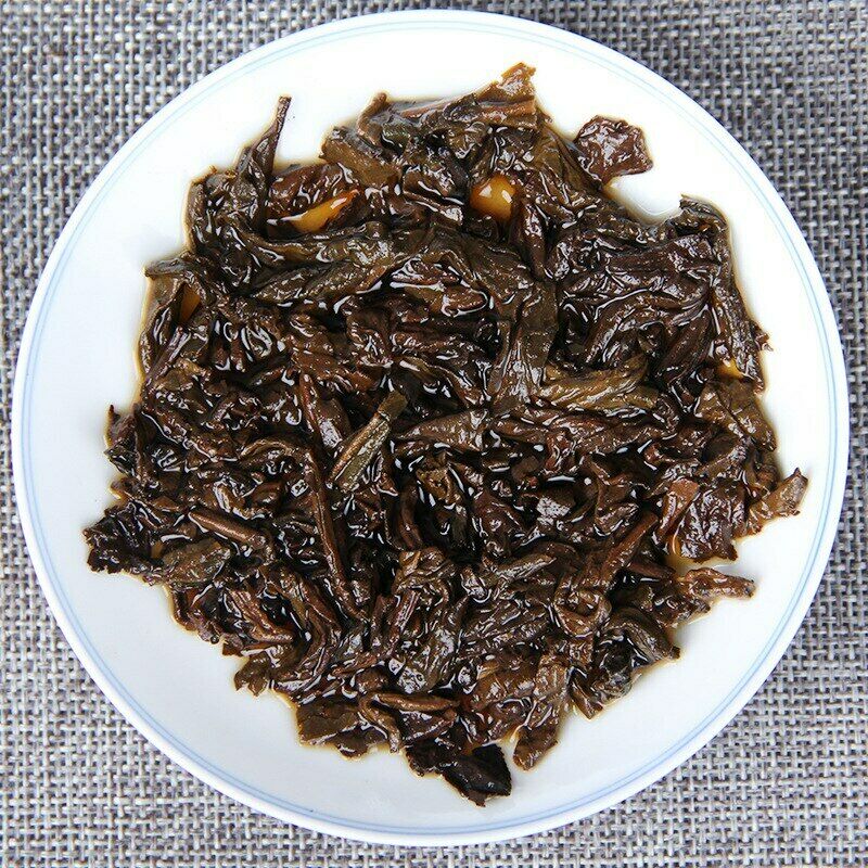 Чай Пуэр Island Old Tree Шу 2015 Arbor Ароматный Чайный Кирпич 500г Спелый Пуэр