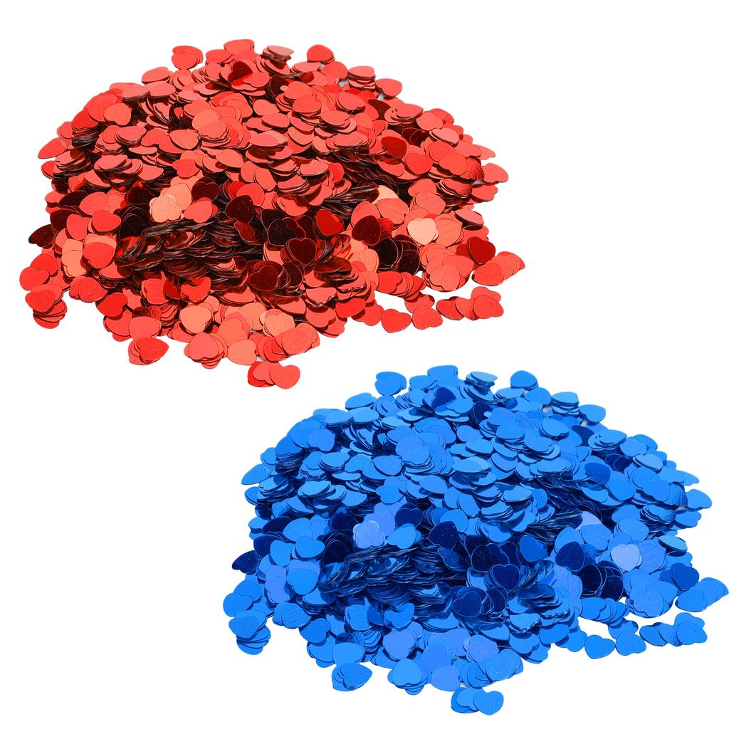 3000 шт., конфетти в форме сердца, свадебные украшения на день святого Валентина, блестки, посыпка, принадлежности для украшения