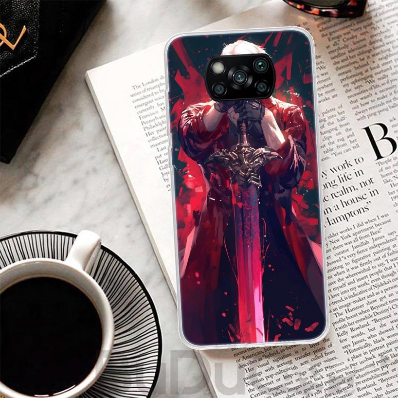Игровой чехол D-Devil May Cry 5 для телефона Xiaomi Poco X7 X6 X5 Pro X3 Nfc F7 Ultra Чехол-накладка F6 F5 X4 F4 Gt F3 M6 M5S M4 M3 С принтом